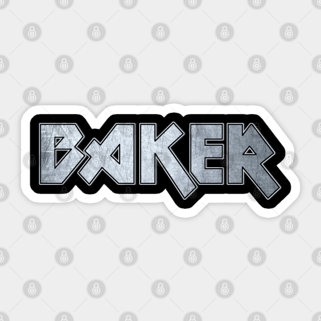 Baker Sticker by KubikoBakhar